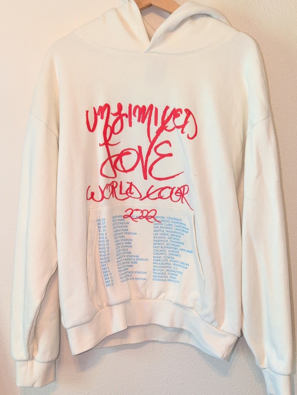 Red Hot Chili Peppers Tour Hoodie